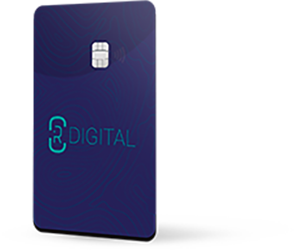 Cartão de Débito e Crédito do RC Digital
